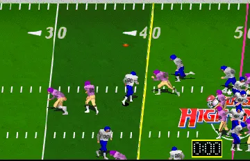 Super High Impact (rev LA1 09/30/91) screen shot game playing